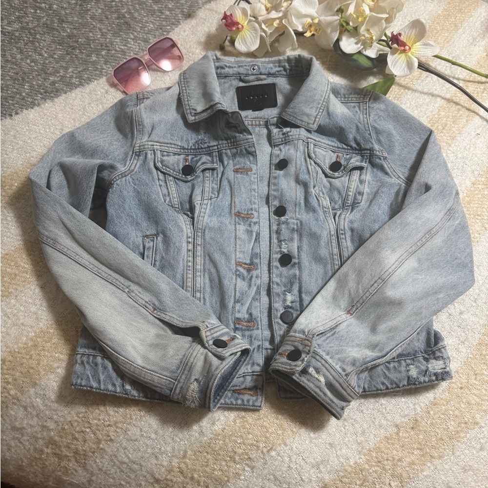 Blank NYC Faded Denim Jean Jacket